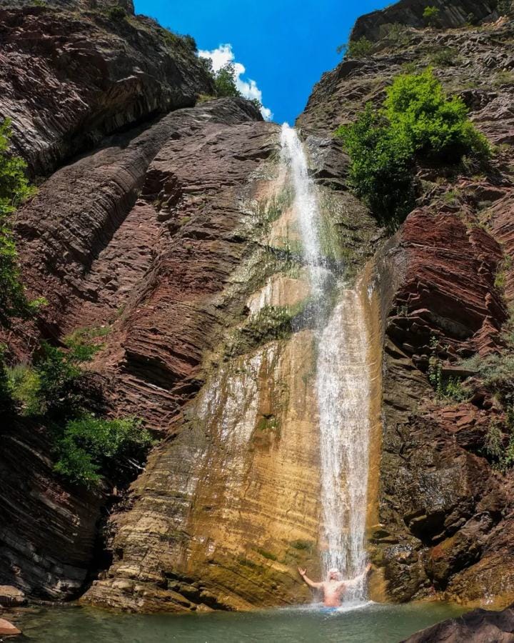 Shengjergji Waterfall hidden gem in Albanian nature